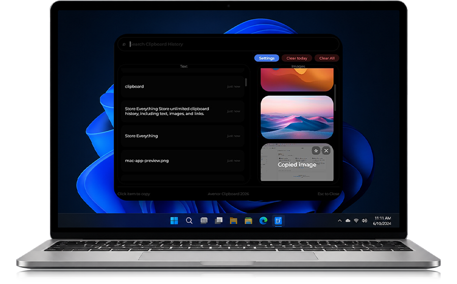 Avenor Clipboard для Windows